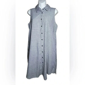 Mlle Gabrielle Sleeveless Collar Dress